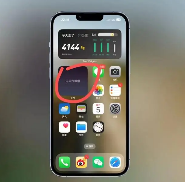 嘉定苹果手机维修分享:iOS16主屏幕天气小组件无法正常工作怎么办？ 