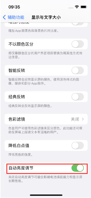 嘉定苹果15维修店分享iPhone 15 Pro系列屏幕亮度 