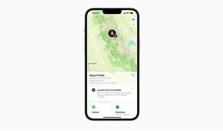 嘉定苹果14维修分享iPhone14系列中 FindMy功能通过卫星分享位置方法教程 