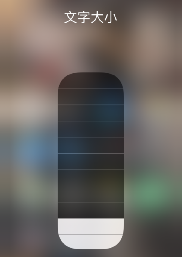 嘉定苹果手机维修分享小技巧：在 iPhone 控制中心快速调节字体大小 